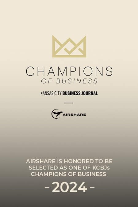 Airshare selected as one of KCBJs Champions of Business